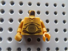 Lego 1 x Torso Jacke perlgold