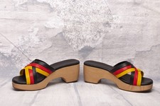 Pantoletten mit Holzsohle