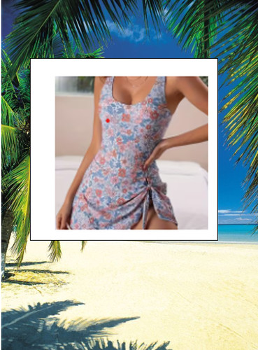 Badekleid badeanzug mit rock - badekleid,