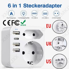 Reiseadapter auf usa gb - de, uk