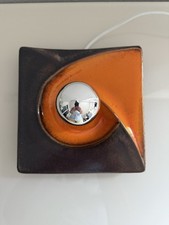 60er 70er Jahre Lampe Leuchte Wandlampe Keramik Mid Century Space Age 60s 70s