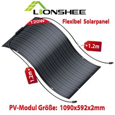 LIONSHEE 120 Watt 240 Watt 480 Watt FLEX SOLARPANEL FLEXIBLES PV SOLARMODUL NEU