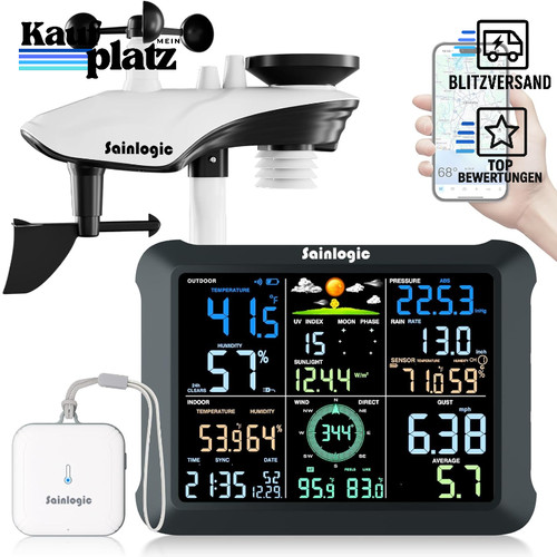 Wetterstation wlan drahtlos - wlan,