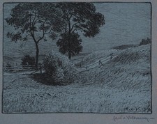 Hans Richard von Volkmann / Lithographie / handsigniert/ von 1912