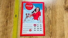 Coca Cola Dauer Kalender Magnet Vintage 1980