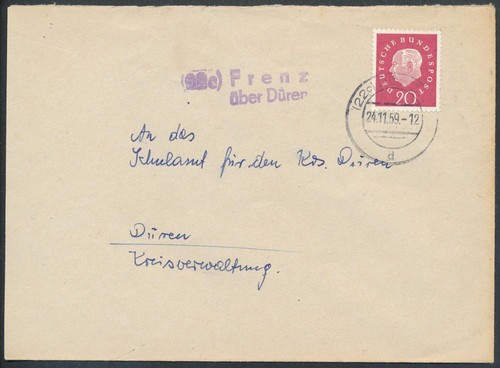 Bund landpost stempel - landpost-stempel, (22c)