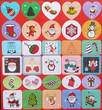 30x WEIHNACHT STICKER X29