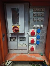 Bosecker Baustromverteiler Baustromkasten 17 M Zuleitung - Typ B Sicherungen