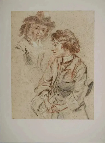 Antoine watteau studie - antoine, watteau: