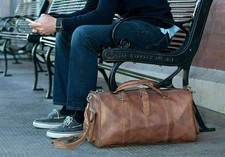 Ledertasche vintage reise - ledertasche,