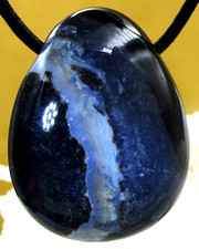 ONYX   TROPFEN  Trommelstein gebohrt   A-Qualität   EDELSTEIN  ANHÄNGER   Nr.53