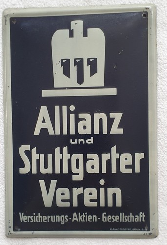 Allianz schild originales - schild, „originales