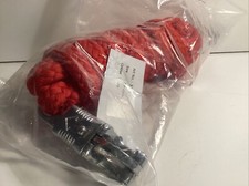 C03.4 Führstrick rot 2 Meter #5101 mit Panikhaken Panik Haken Führ Strick