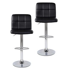 dibea 2er Set Barhocker – Barstuhl & Tresenhocker für Küche & Esszimmer