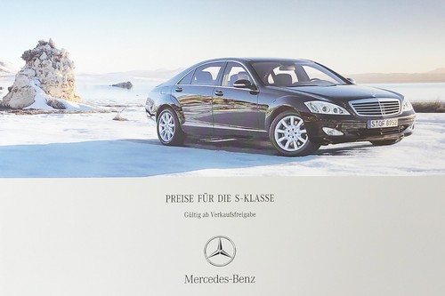 Mercedes benz klasse ca - mercedes-benz, s-klasse