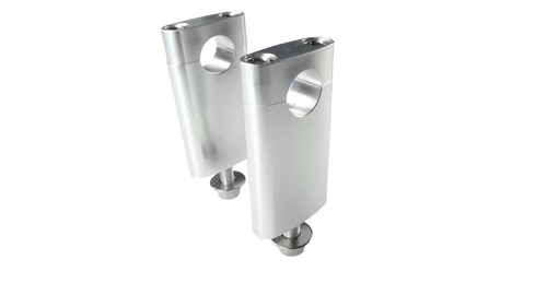 Alu lenkerklemmen 75mm - alu, silber