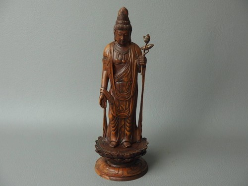 Holzschnitzerei guanyin - holzschnitzerei,
