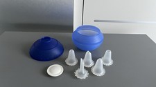 Tupperware Mozart Garnierset Sahne Spritze Torten Spritzbeutel Blau