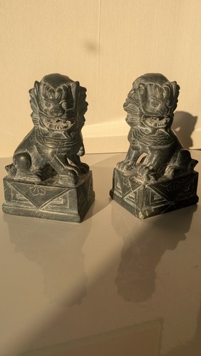 Steinfiguren wächterlöwen - steinfiguren,