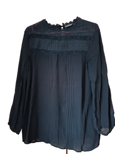 Elegante schwarze bluse von - elegante,