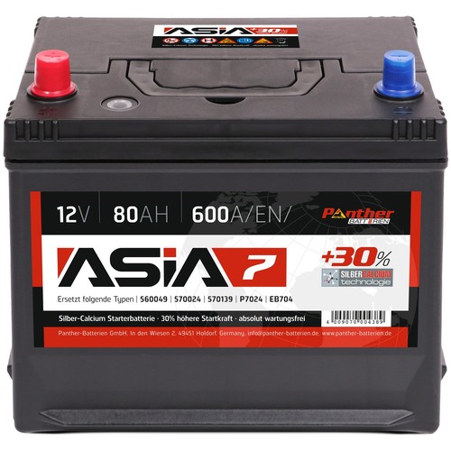 Starterbatterie panther asia - starterbatterie,