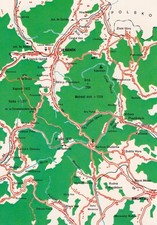 Postkarte - Landkarte /