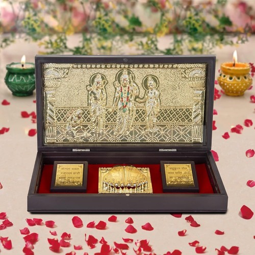Vergoldet lord ram darbar mit - ram,