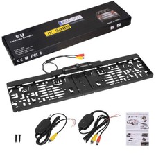 170° IR LED Funk Rückfahrkamera kennzeichen Kabellos Nummernschild Einparkhilfe