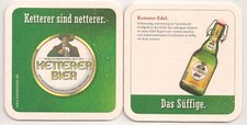 Familienbrauerei Ketterer, Hornberg - Bierdeckel "Das Süffige - Ketterer Edel."