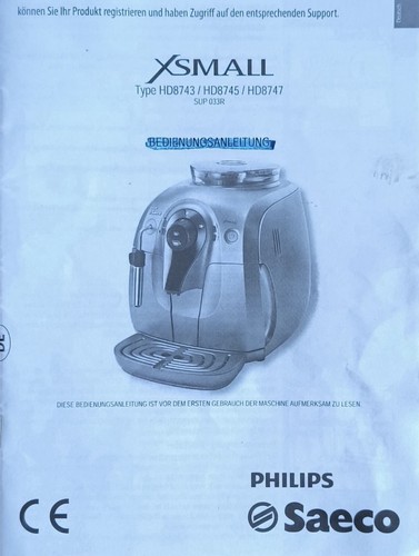 Saeco xsmall kaffeevollautomat - xsmall,