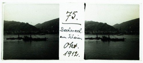 Stereo foto bacharach rhein - bacharach,