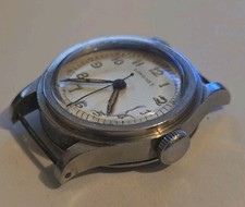 Vintage Militär Longines Tre Tacche Handaufzug Armbanduhr Acier Staybrite