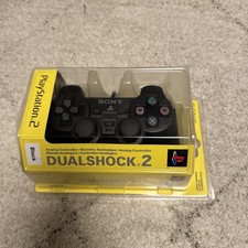 PlayStation 2 PS2 DualShock 2 Controller in Schwarz - Original Sony - NEU + OVP