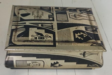 RAR Schöne Blechdose Dose AZUL Kaffee Bremen ca. 50er/60er Jahre