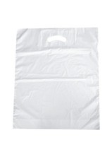 500 DKT Tragetaschen / Plastiktüten 38x45+2x5cm 51my weiß