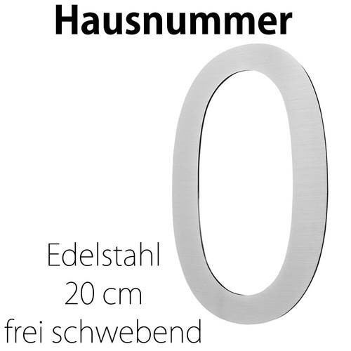 Edelstahl hausnummer cm - edelstahl,