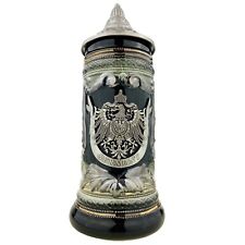 Bierkrug mit Deckel Deutschland Steinkrug mit Spitzdeckel Klassisches Bierseidel