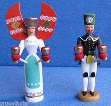 Engel und Bergmann Fa. Werner Bergleute Seiffen Erzgebirge Lichterbergmann