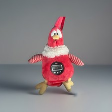 Nici Hahn Plüsch Interaktiver Wecker, Good Morning Buddy, Rot/Rosa