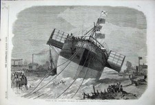 Alter antiker Druck 1858 Start