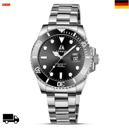 Lenqin herren uhr analog quarz - analog,