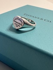 Tiffany & Co. Return to Tiffany Herz-Siegelring Silber 925  Tiffany Größe 7