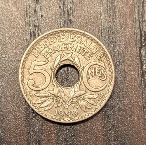 1919 france five centimes - 1919,
