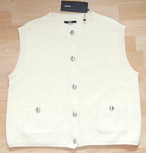 Zero weste beige gelb - weste,