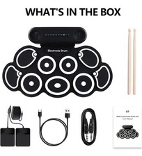 Rolling Electric Drum Pad Kits