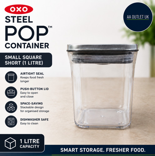 Oxo stahl pop behälter klein - pop,