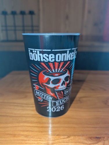 Böhse onkelz tour becher 2026 - tour,