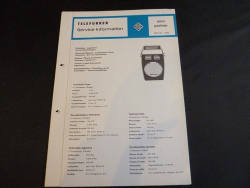 Original service manual - service,