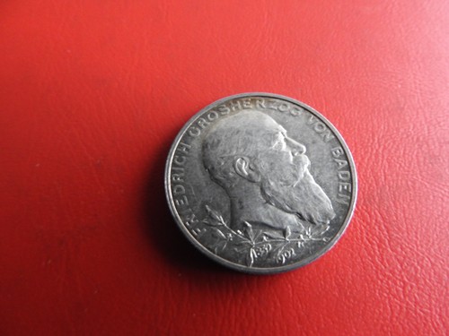Baden mark 1902 g silber - baden, 2