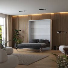 SMARTBett Schrankbett M1 160x200 Vertikal mit Polsterrahmen